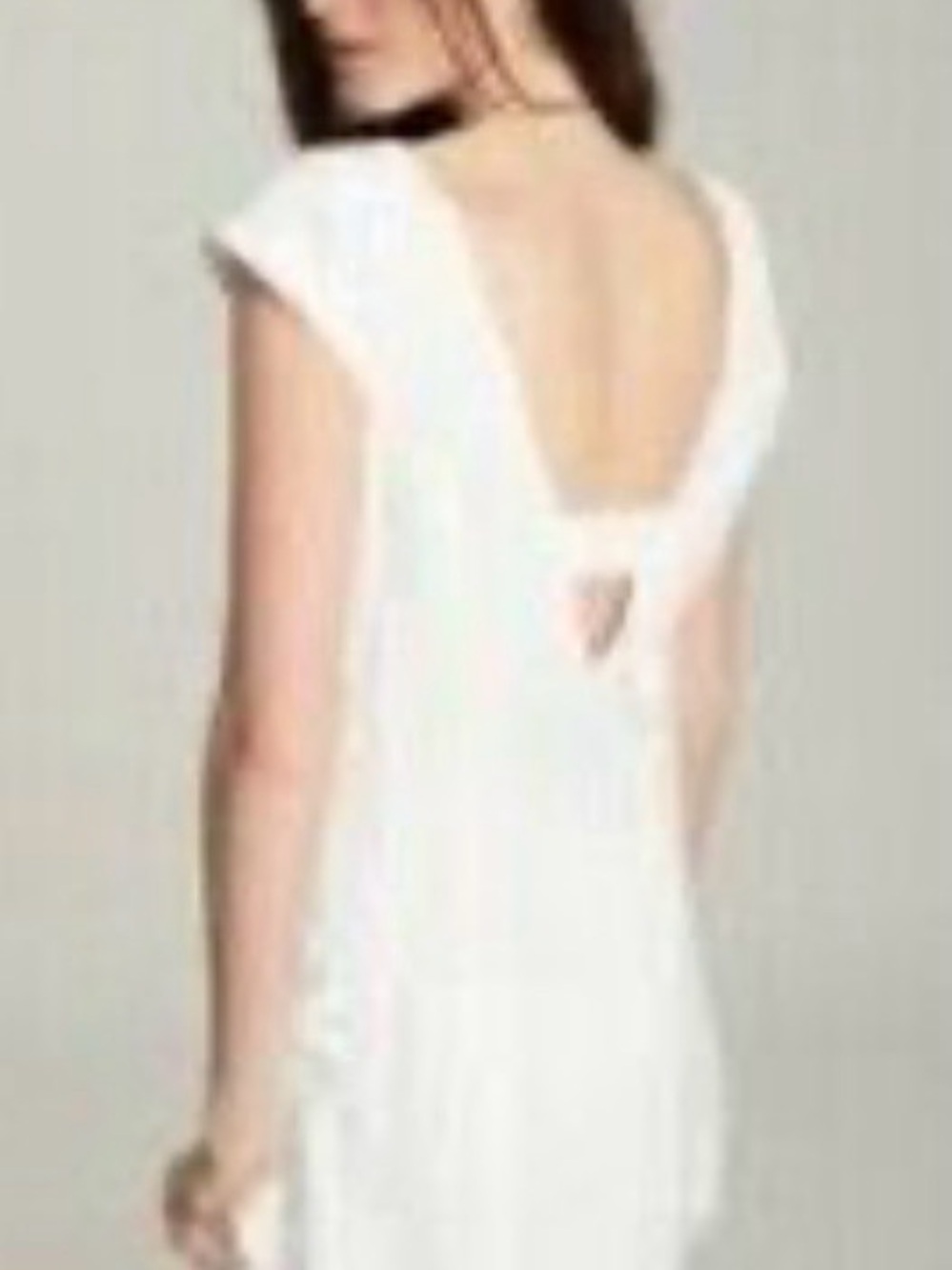 Free People White Lace Mini Dress
